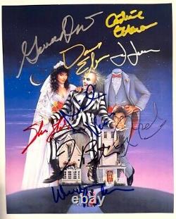 BEETLEJUICE photo cast signed by Michael Keaton Geena Davis Alec Baldwin auto