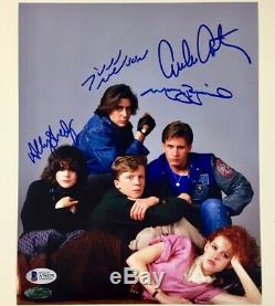 BREAKFAST CLUB Cast Signed 8x10 Photo BAS LOA RINGWALD Sheedy ESTEVEZ Nelson