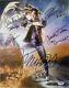 Back To The Future Cast (7) Signed Michael J Fox Autographed 11x14 Photo Psa