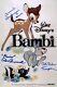 Bambi 8x12 Cast Photo Signed X3 Signed Behn Dunagan Alexander Jsa Certified Auto