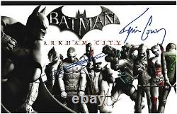Batman Arkham City Cast Signed 11X17 Color Photo Autograph World COA