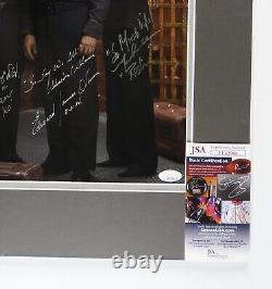 Battlestar Galactica Cast Edward James Olmos + signed autograph 11x14 photo JSA