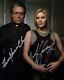 Battlestar Gallactica 8x10 Photo Cast X2 Signed Sackhoff, Olmos Jsa Certified