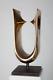 Beautiful Original Fine Art Abstract Cast Bronze Sculpture With Polished Finish