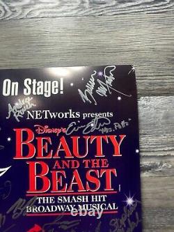 Beauty And The Beast, Cast Signed, Broadway On Tour, Orlando, Window Card/poster