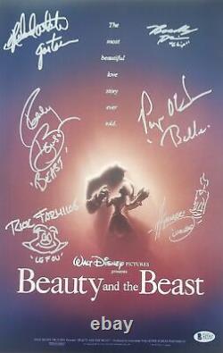 Beauty and the Beast Cast signed 11x17 Photo BAS LOA AUTOGRAPH