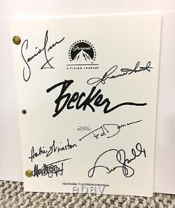 Becker Cast Signed Script-danson-farrell-desert-winston-smith-guerra-mint