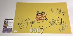 Better Call Saul Bob Odenkirk Cast X5 Signed 11x17 In Person Autograph JSA COA