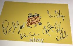 Better Call Saul Bob Odenkirk Cast X5 Signed 11x17 In Person Autograph JSA COA