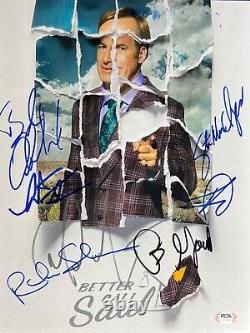 Better Call Saul Cast Signed 11x14 Photo Beckett AH58894