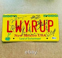 Better Call Saul Signed License Plate Lwyrup By 8 Cast Bob Odenkirk Beckett Coa