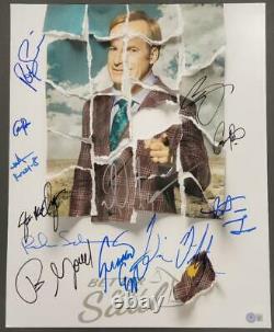 Better Call Saul cast signed 16x20 Poster Photo Seehorn Gilligan Esposito +9 BAS