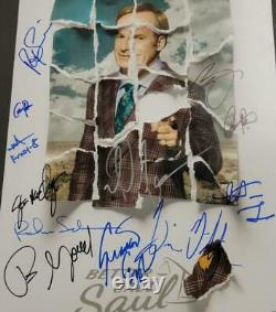 Better Call Saul cast signed 16x20 Poster Photo Seehorn Gilligan Esposito +9 BAS