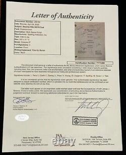 Beverly Hills 90210 Cast 9 withLuke Perry Signed Autographed Original Script JSA