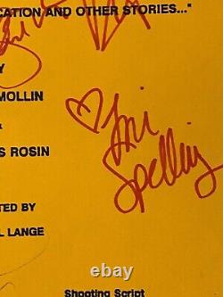 Beverly Hills 90210 Cast Spelling, Garth, Priestley, Ziering signed script