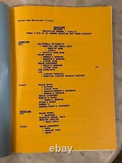 Beverly Hills 90210 Cast Spelling, Garth, Priestley, Ziering signed script