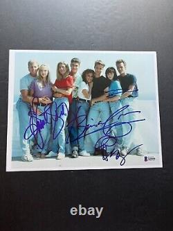 Beverly Hills 90210 cast by 4 Perry signed autograph 8x10 photo Beckett BAS coa