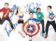 Big Bang Theory Autographed Signed 8x10 Cast Photo Jim Parsons Kaley Cuoco