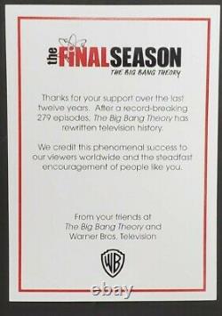 Big Bang Theory Cast Signed last Script Final Season Employee Give Away 13 / 120