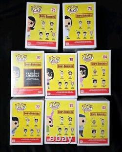 Bob's Burgers Cast Signed Funko Pops H. Jon Benjamin Kristen Schaal Dan Mintz