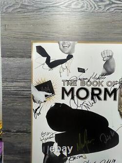 Book Of Mormon, Cast Signed, Broadway On Tour, Orlando, Window Card/poster