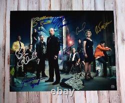 Breaking Bad 9x Cast Hand Signed Photo Bryan Cranston, Bob Odenkirk, Aaron Paul