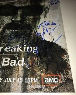 Breaking Bad Cast Signed 11x17 Bob Odenkirk +8 Authentic Autographed Photo