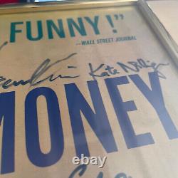 Broadway cast signed poster. Serious Money. 1988. Original Authentic Framed
