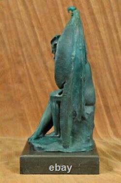 Bronze Mythical Signed Original Hot Cast Devil Lucifer Hand Crafted Sculpture