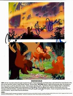 Brother Bear Cast Signed 8X10 Color Photo COA