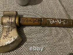 Buffy The Vampire Slayer Prop Wooden Style CAst Signed Axe Coa