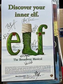 CAST SIGNED BROADWAY WINDOW CARDS 14x22 LOT