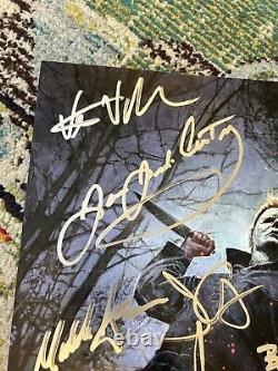 CAST SIGNED HALLOWEEN JAMIE LEE CURTIS POSTER John Carpenter BECKETT COA