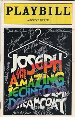 CAST SIGNED PLAYBILL Joseph & the Amazing Technicolor Dreamcoat Broadway Nov'93