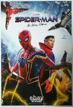 CAST SIGNED Spider-Man No Way Home Movie Poster Premiere Autograph Tom Holland