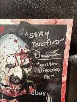 CAST SIGNED Terrifier 2 11x17 Poster PLEASE READ