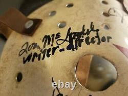 CJ Graham Cast Signed Jason Mask Friday the 13th Part 6 Darcy, Thom, Tom. Tommy