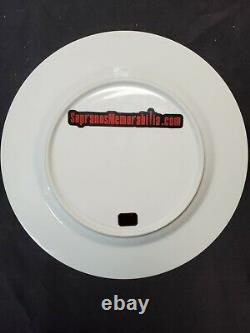 COMPLETE Main Cast signed Gandolfini The Sopranos Make-A-Wish Logo Plate 1of1