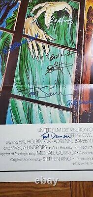 CREEPSHOW original theater poster SIGNED BY CAST with 13 AUTOGRAPHED SIGNATURES