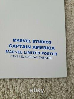 Captain America The First Avenger 27x40 Cast Signed Movie Poster (Stan Lee)