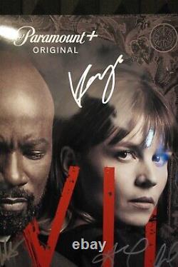 Cast Autographed Poster Evil Tv Series Mike Colter, Katja Herb13x19 + COA