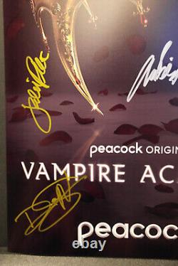 Cast Autographed Poster T. V Series Vampire Academy 13x19 + COA