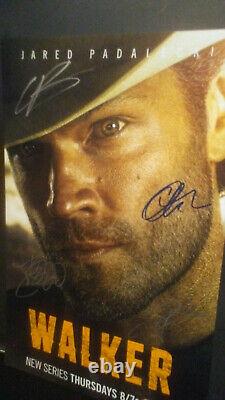 Cast Autographed Poster The CW Series Walker 11x17 Poster + COA