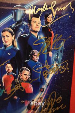 Cast Autographed Poster The Orville Seth Macfarlane 11x17 + COA