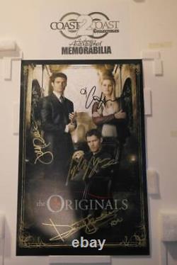 Cast Autographed Poster-Tv Series The Originals Joseph Morgan 11x17 + COA
