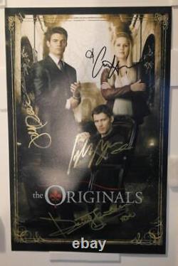 Cast Autographed Poster-Tv Series The Originals Joseph Morgan 11x17 + COA