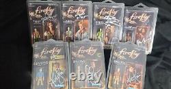 Cast Signed Firefly ReAction Figures Nathan Fillion x3 Alan Tudyk Autograph