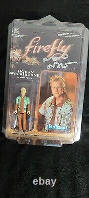 Cast Signed Firefly ReAction Figures Nathan Fillion x3 Alan Tudyk Autograph