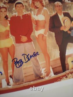 Cast Signed Photo Gilligan's Island-dawn Wells-bob Denver & Russell Johnson -jsa