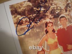 Cast Signed Photo Gilligan's Island-dawn Wells-bob Denver & Russell Johnson -jsa